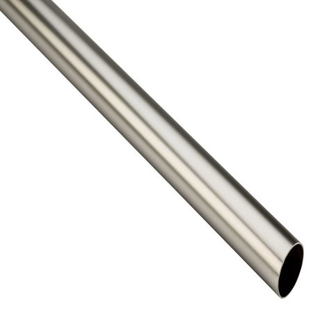 NATIONAL HARDWARE 72 in. L X 1.32 in. D Satin Nickel Steel Heavy Duty Closet Rod S822-097